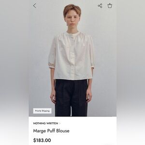NOTHING WRITTEN
Marge Puff Blouse